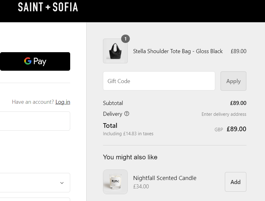 Saint + Sofia Discount Code 10 Off in October 2024