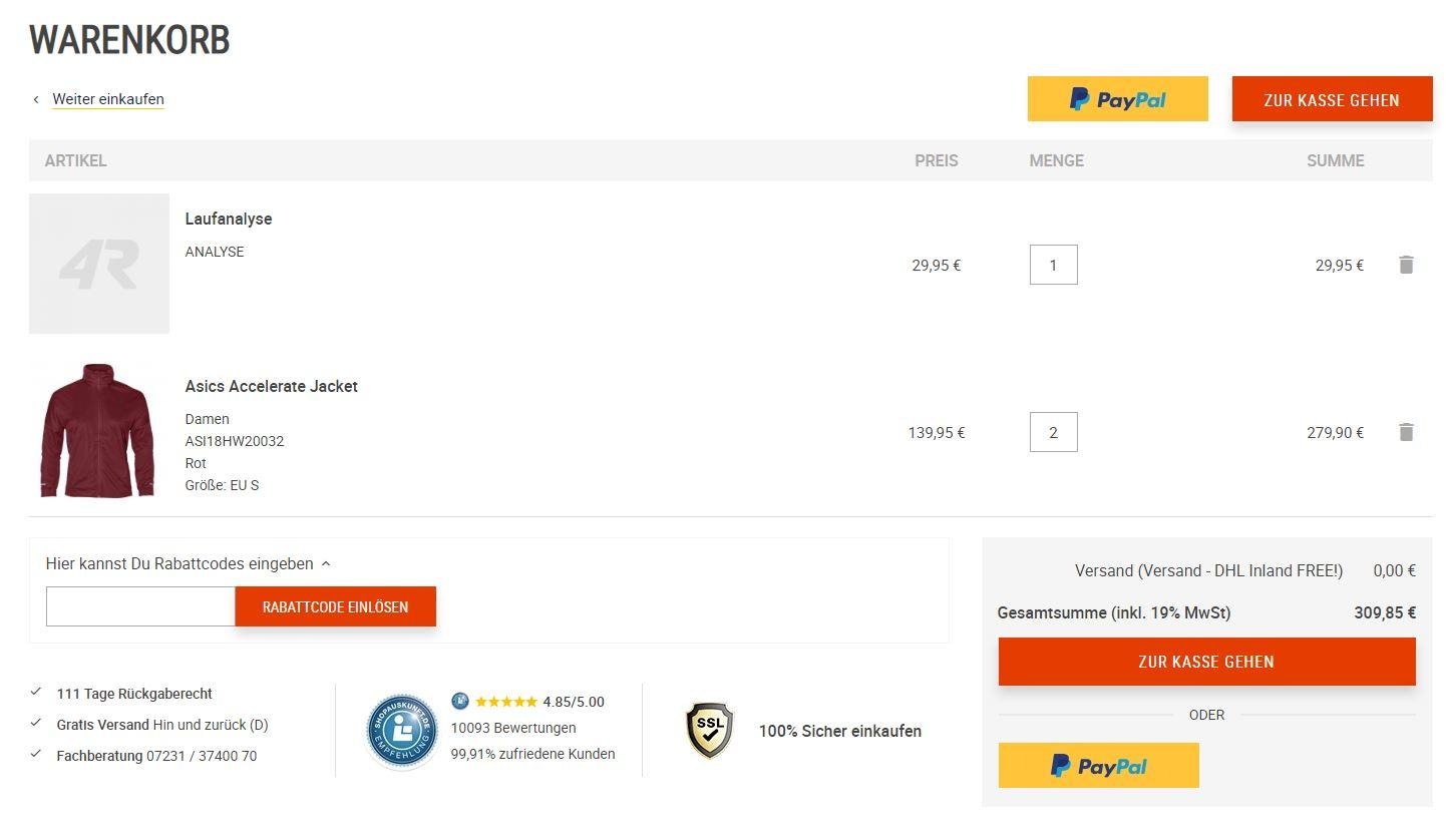 shop4runners Gutschein ᐅ 20 € Rabatt Februar 2024