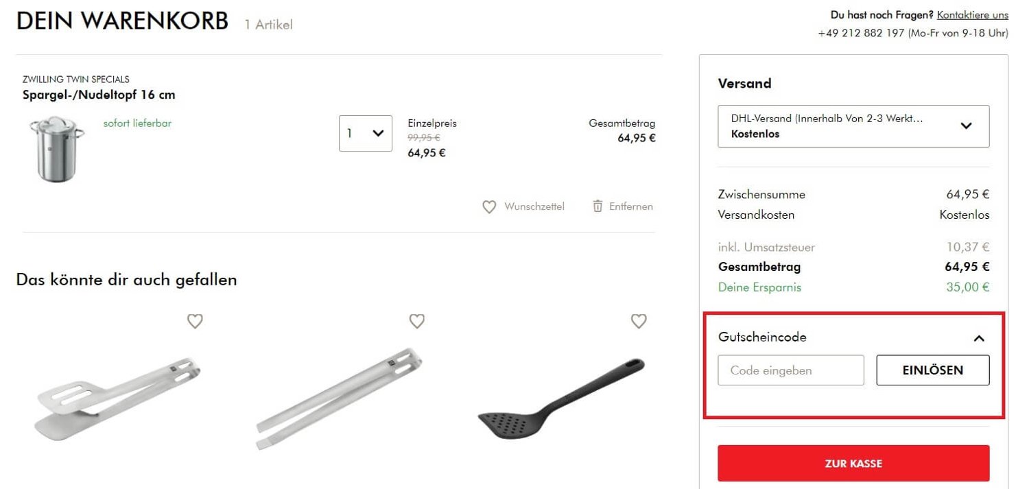 Zwilling Gutschein ᐅ 15 Rabatt September 2024