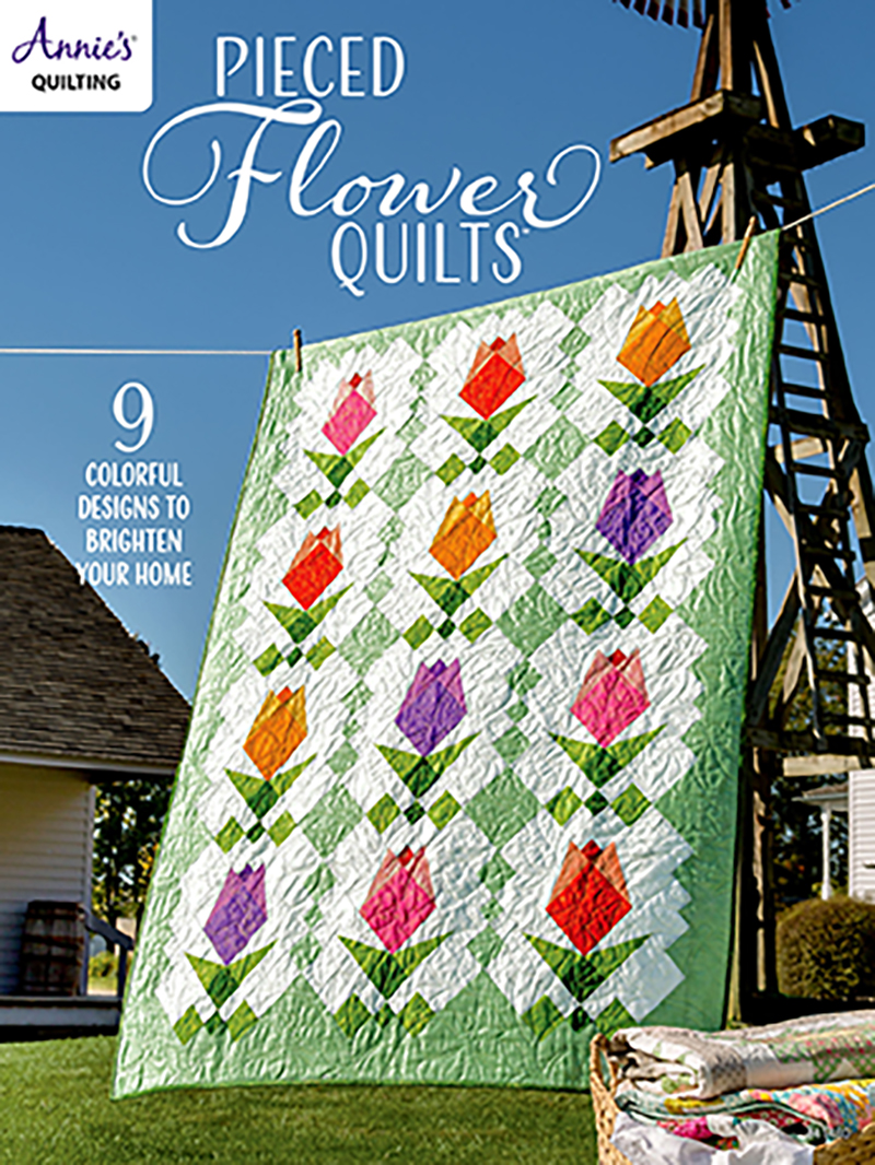 Search Press Pieced Flower Quilts by Annie's Quilting