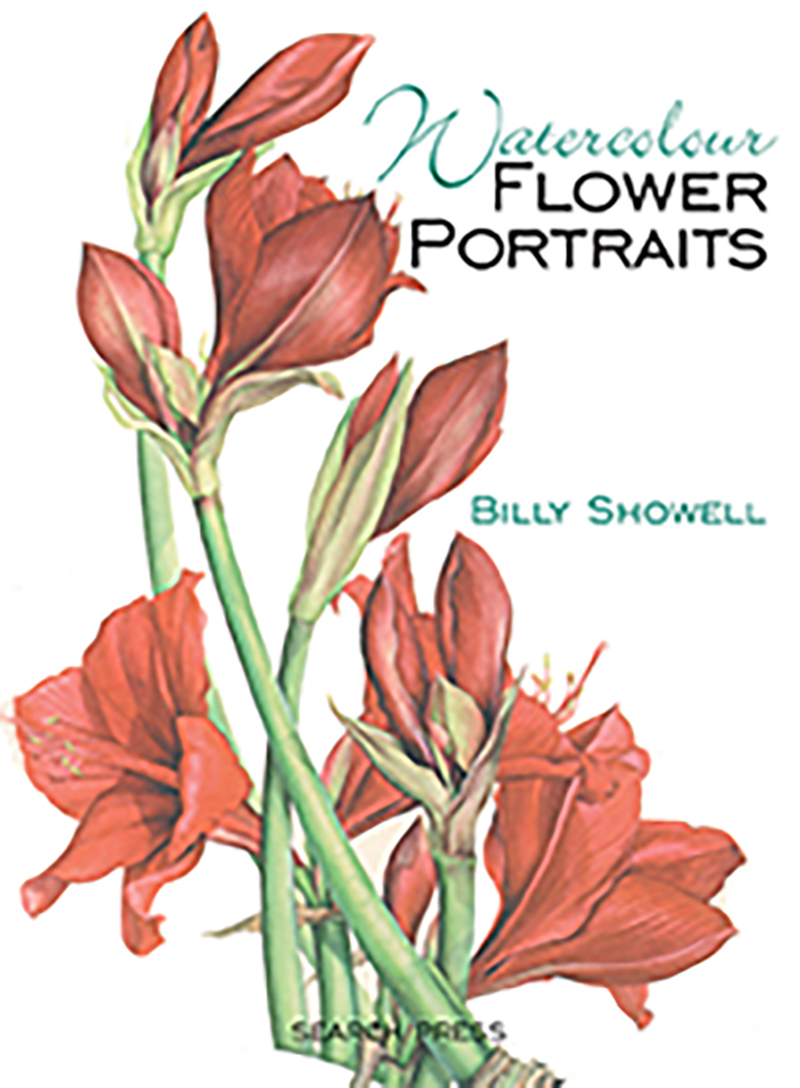 Search Press AZ of Flower Portraits by Billy Showell