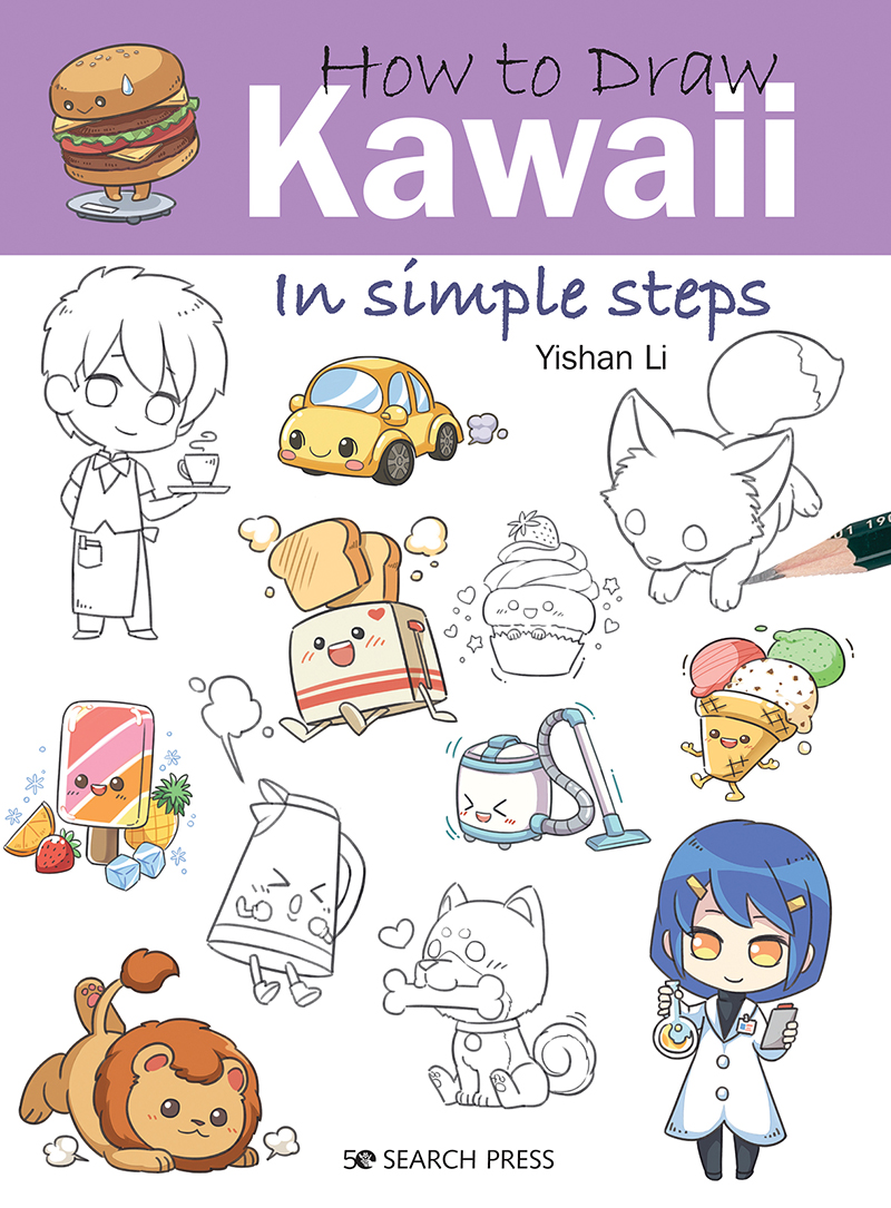 Search Press How to Draw Kawaii by Yishan Li