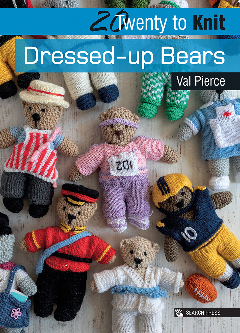 Search Press 20 to Knit Knitted Bears by Val Pierce