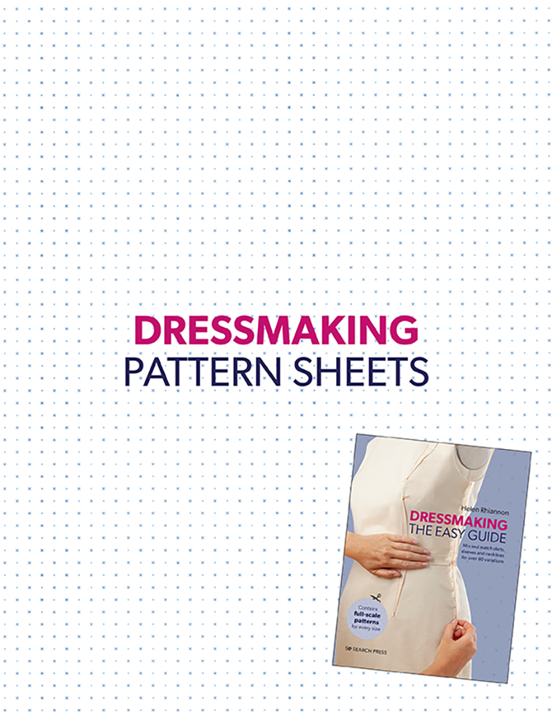 Search Press Dressmaking The Easy Guide PATTERN SHEETS (STANDALONE