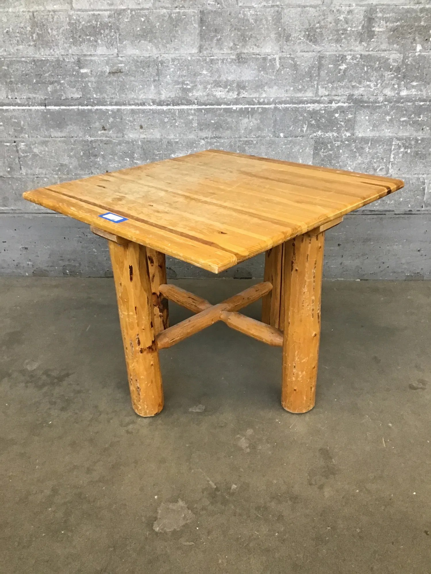 Knotty Pine Dining Table Second Use Building Materials and Salvage