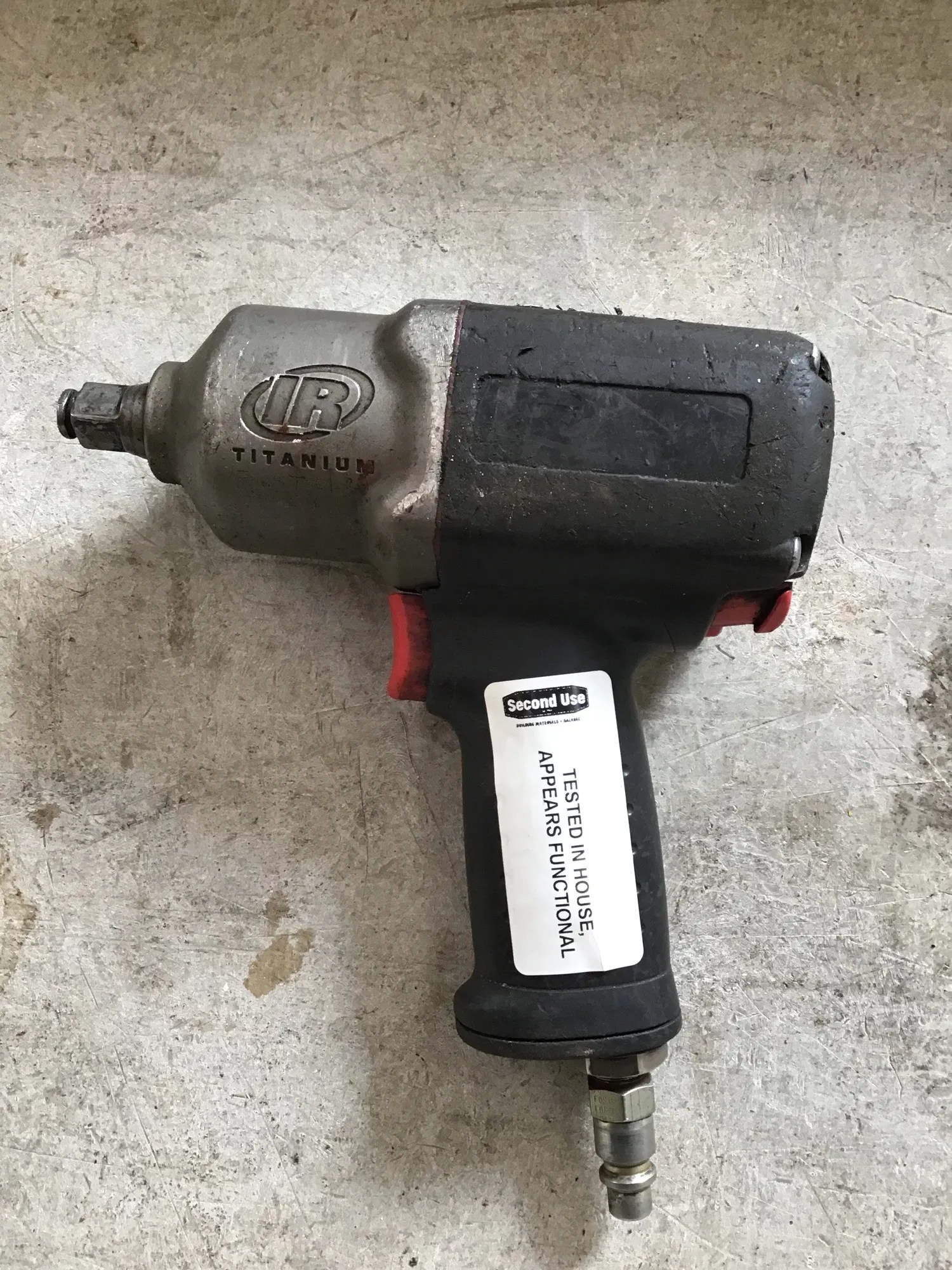 IngersollRand Titanium 1/2″ Pneumatic Impact Driver Second Use Building Materials and Salvage
