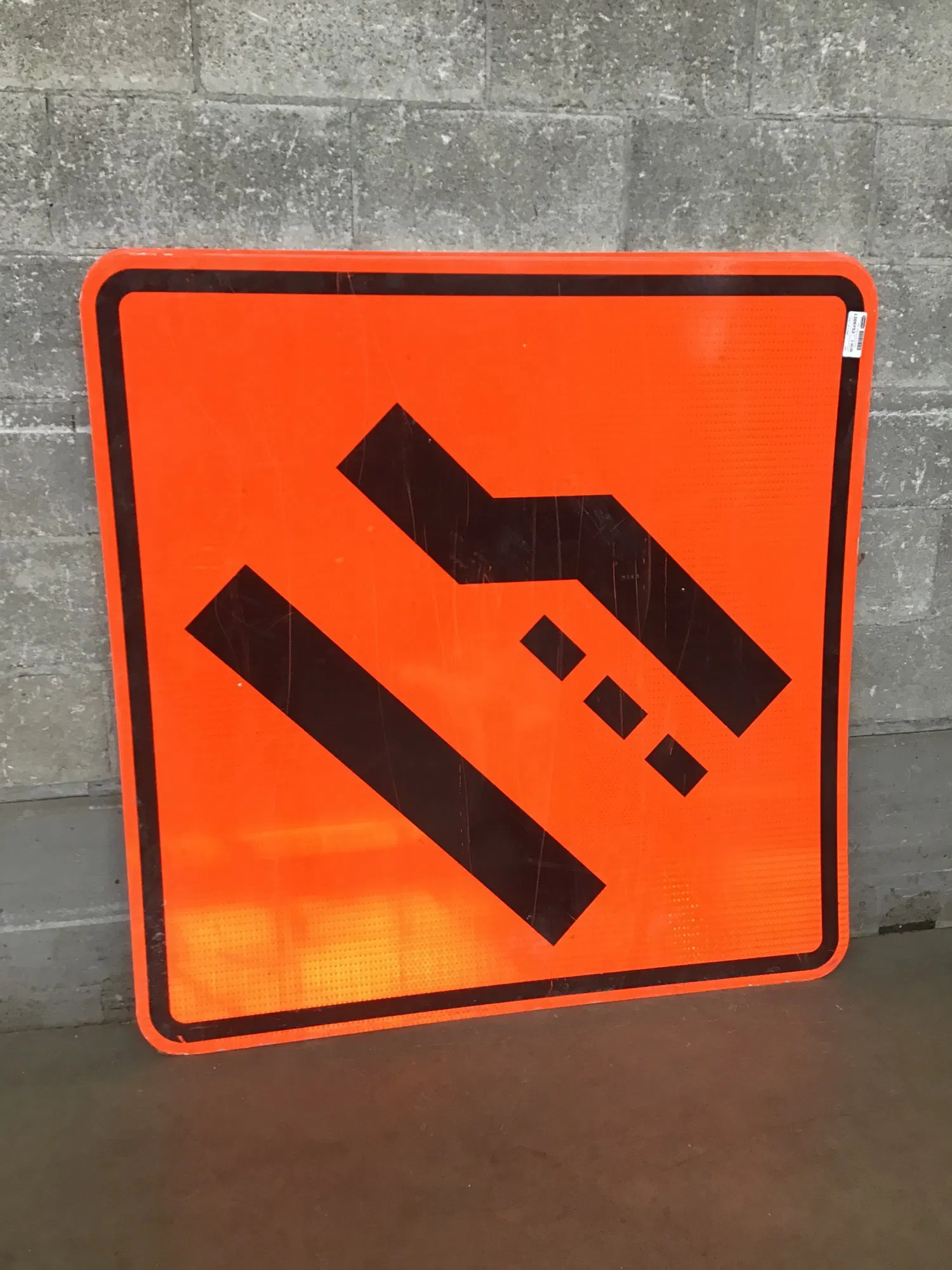 [Road Merge] Commercial Sign Second Use Building Materials and