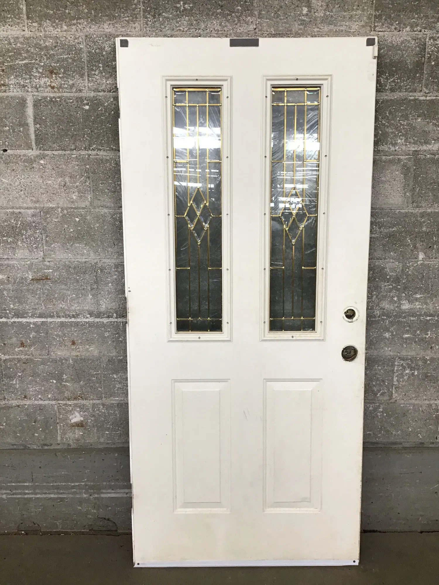 36″ Steel Clad Half Lite Door Second Use Building Materials and