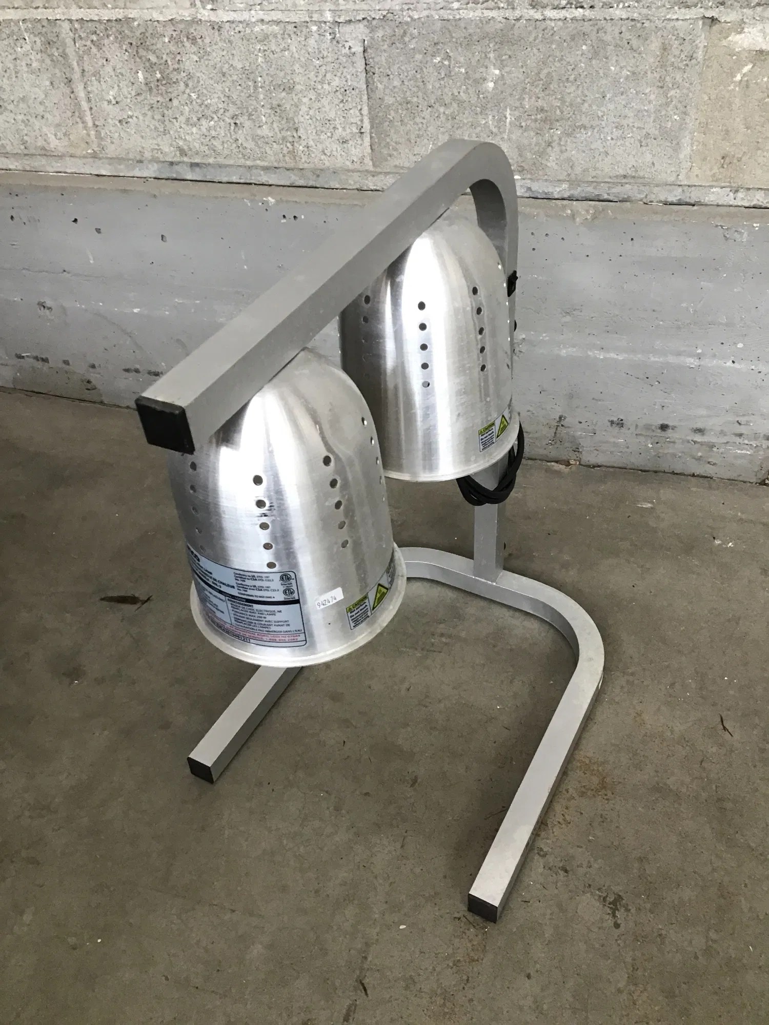 Winco Two Bulb Heat Lamp Second Use Building Materials and Salvage