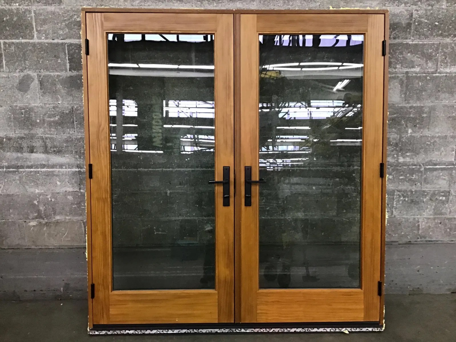 71″ AluminumClad French Doors Second Use Building Materials and