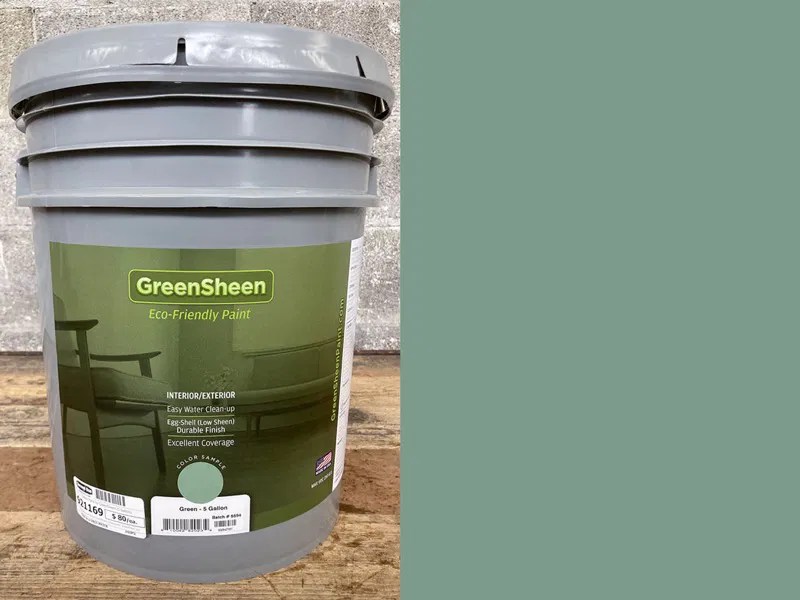 Green Paint by GreenSheen (5 Gallon) Second Use Building Materials