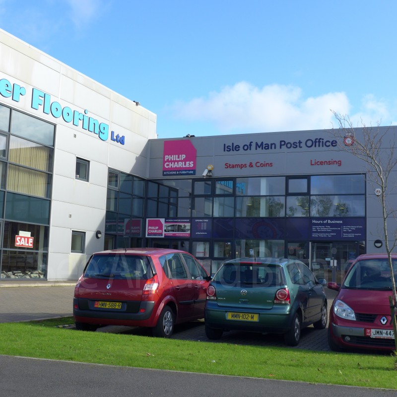 Isle of Man Post Office, stamps and coins outlet office. Open Weekdays