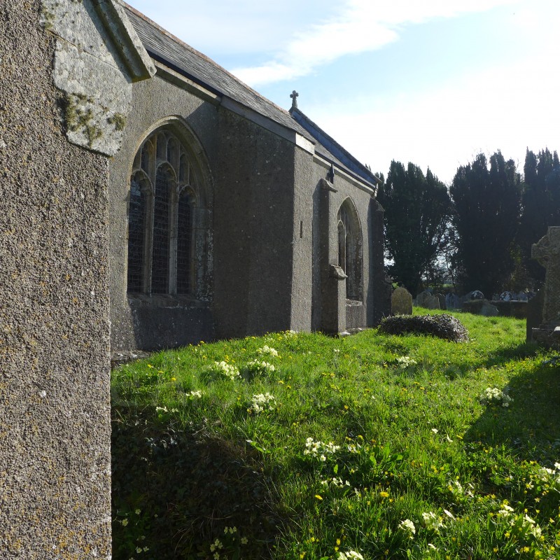 Pictures of Landulph Church, Landulph, Cornwall. Limited opening. Free entry. See Around Britain