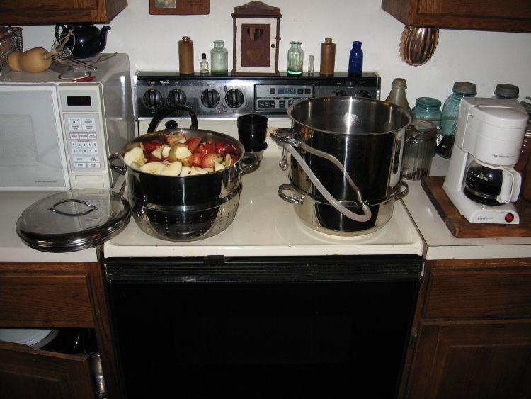 Apples in a Steam Juicer Seed for Security, LLC