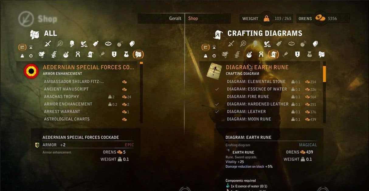 The Witcher 2 Crafting Diagrams Location Guide SegmentNext