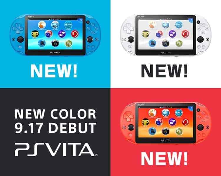 PS Vita is Getting Three New Color Variants This Month SegmentNext