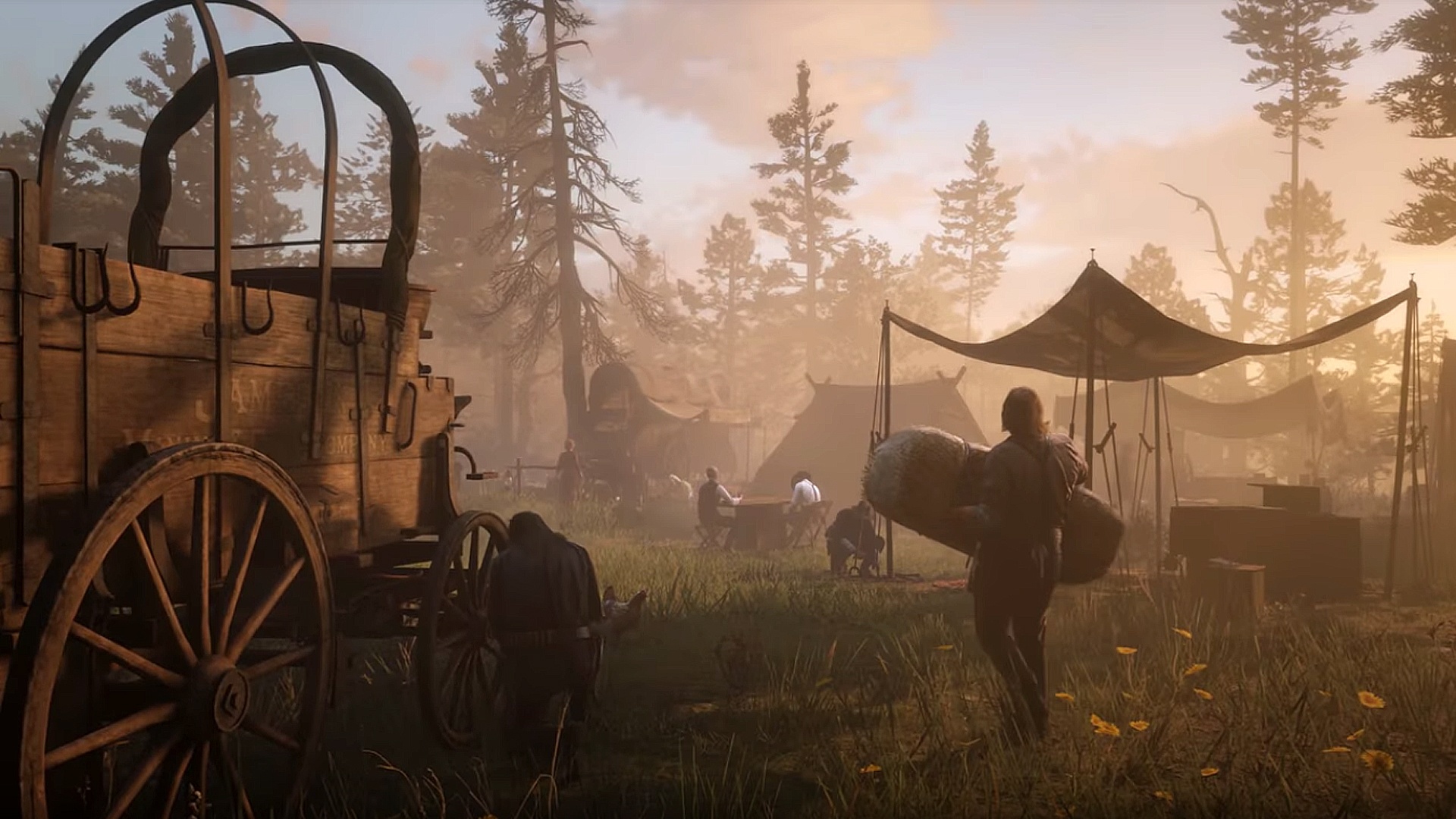 Red Dead Redemption 2 Gameplay Trailer Interactions, Camps, Activities