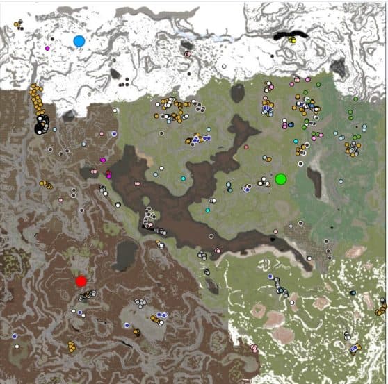 Ark Valguero Resources Locations Guide SegmentNext