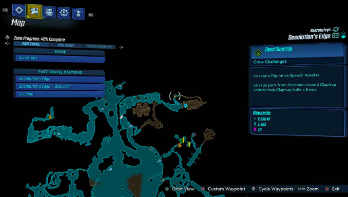 Borderlands 3 Desolation’s Edge Challenges Guide Collectible Locations