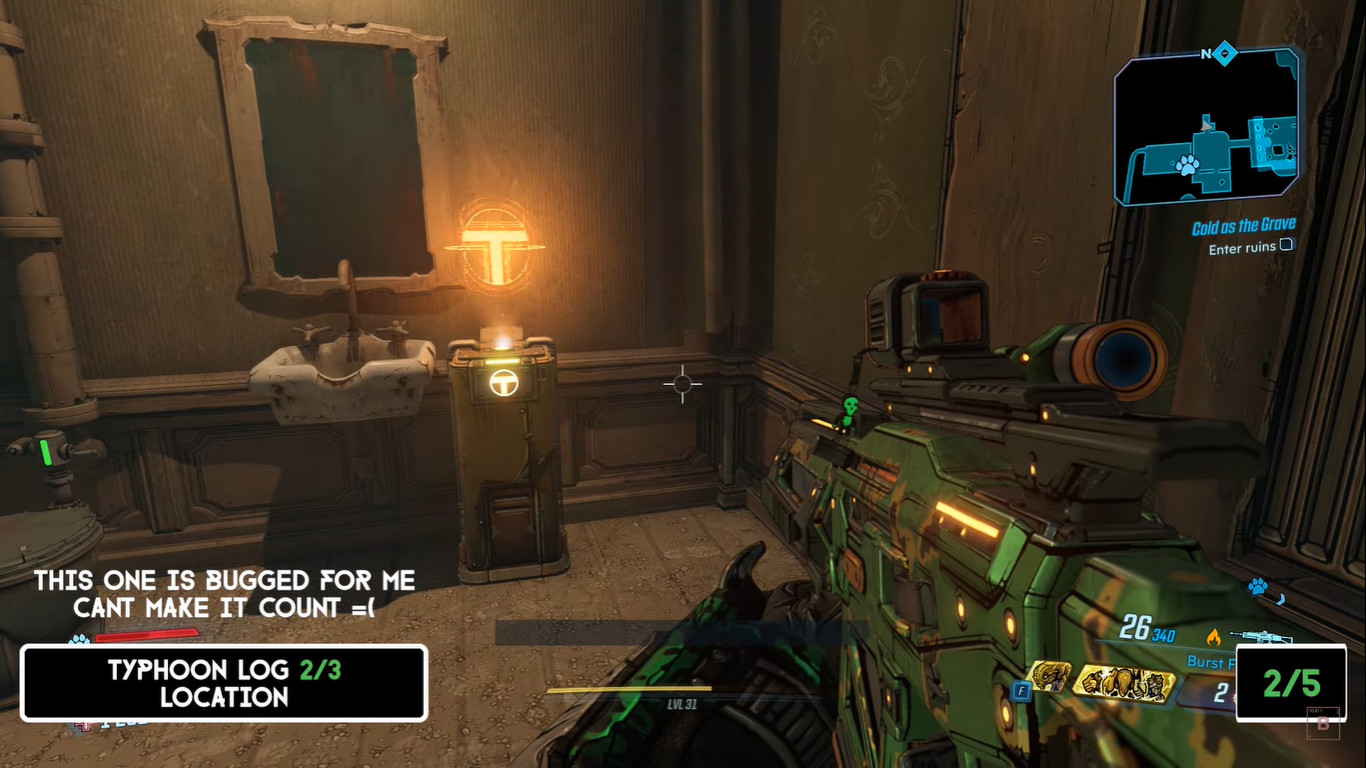 Borderlands 3 Blackbarrel Cellars Challenges Guide Collectible