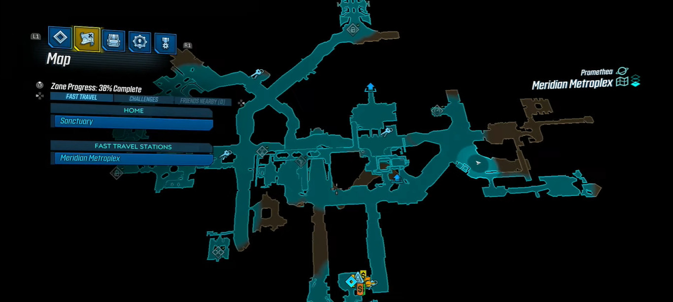 Borderlands 3 Meridian Metroplex Map Borderlands 3 Meridian Metroplex Challenges Guide Collectible