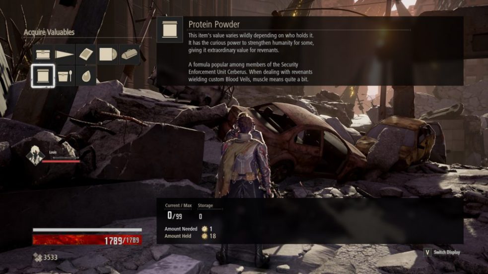 Code Vein Gifts Trading Guide Trading Valuables. Affinity Points SegmentNext