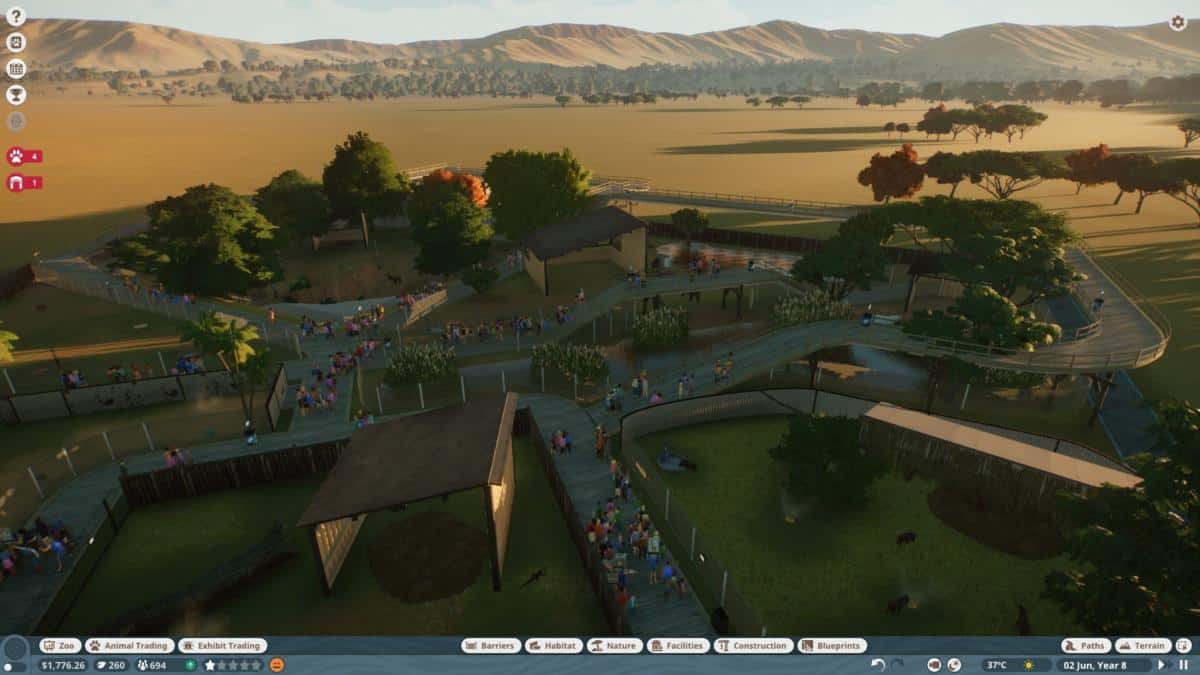 How To Build Planet Zoo Staff Path And Guest Path - Segmentnext