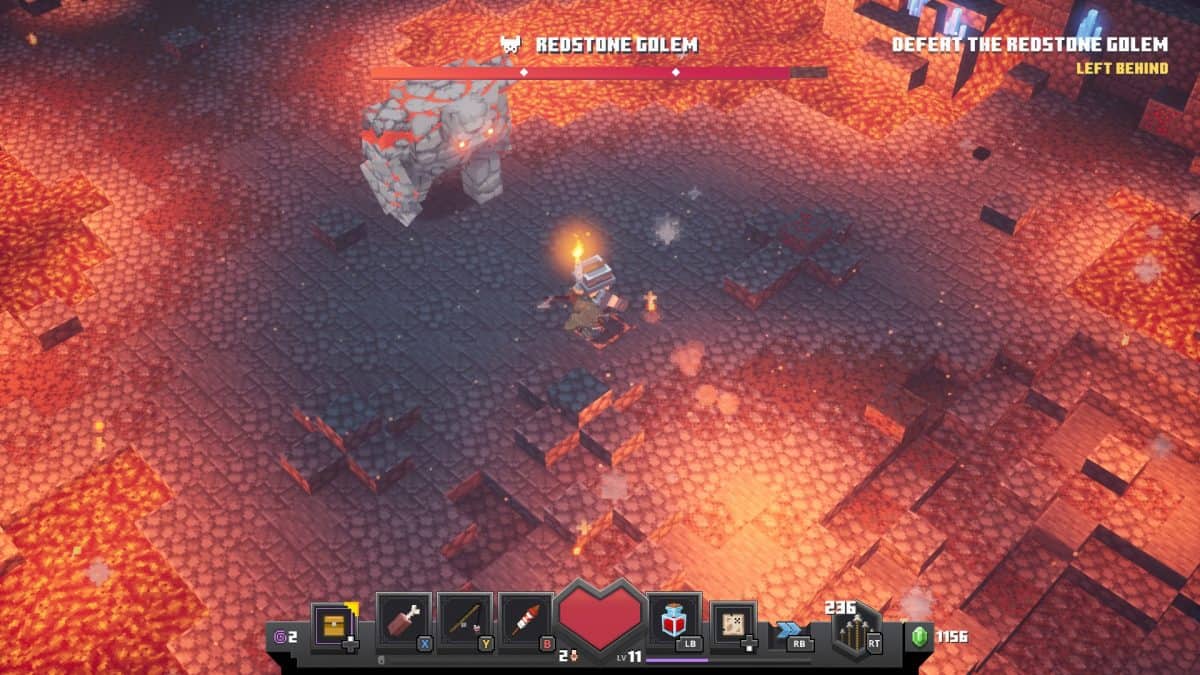 Minecraft Dungeons Redstone Golem Boss Guide SegmentNext