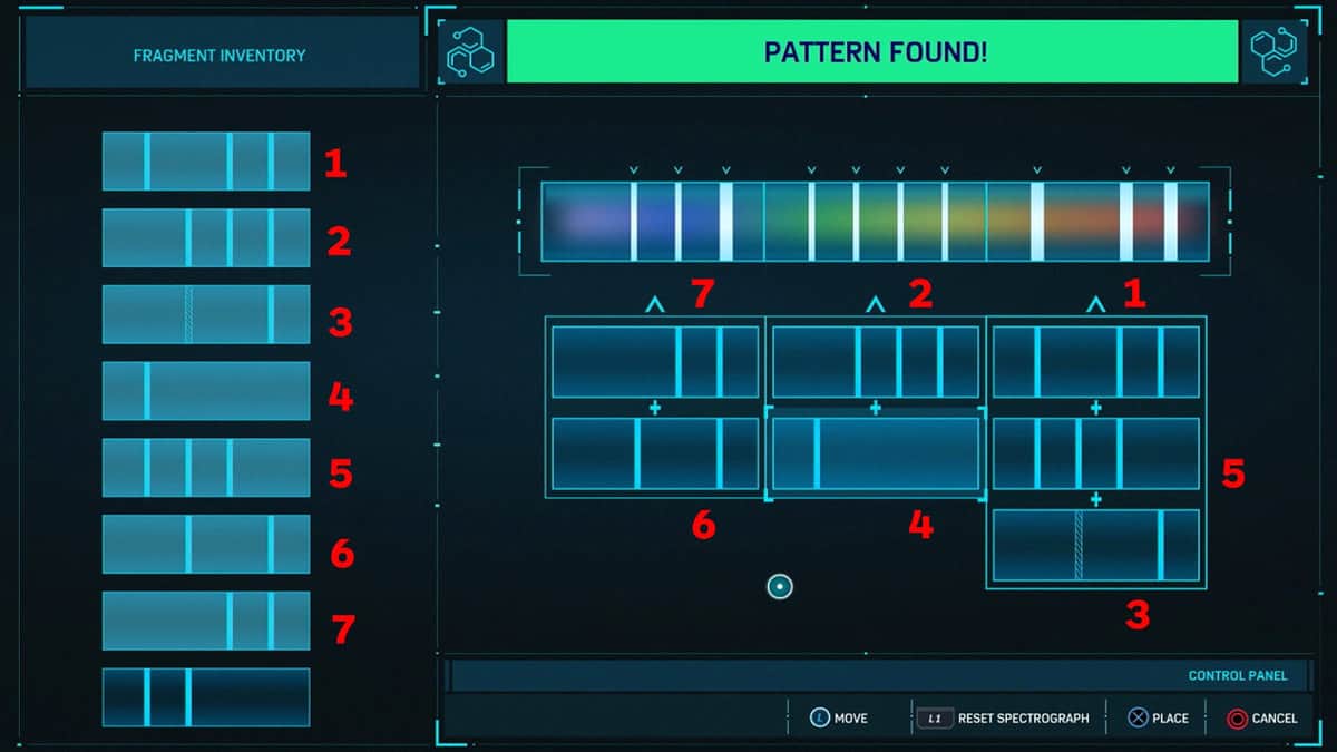 Marvel's SpiderMan Spectrograph Puzzle Solutions SegmentNext