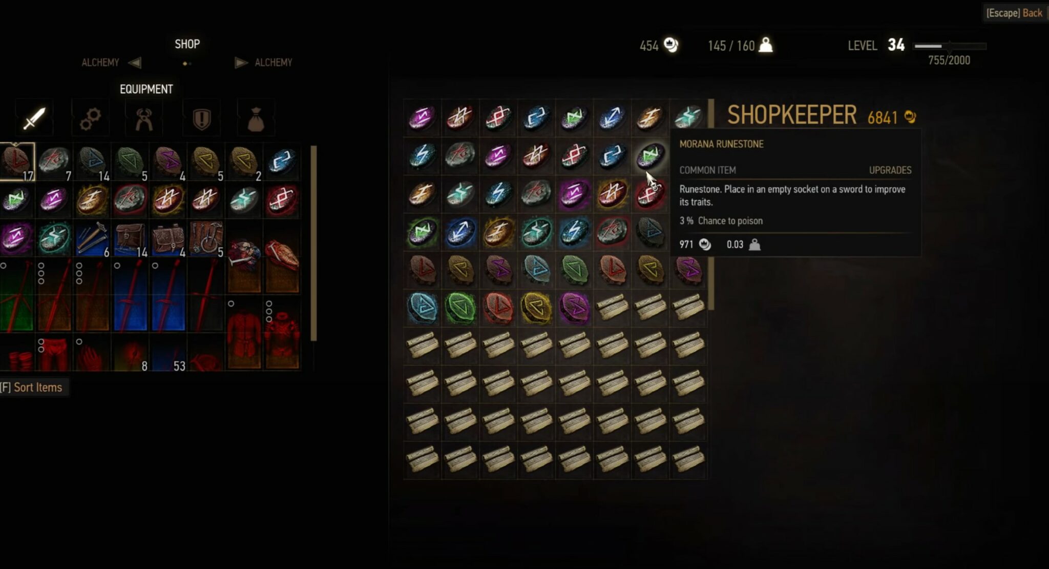 The Witcher 3 Runestone Crafting Diagram Locations