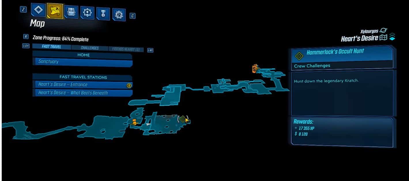 Borderlands 3 Heart's Desire Crew Challenges Guide