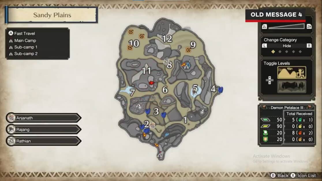 Monster Hunter Rise Sandy Plains Relic Records Locations Guide