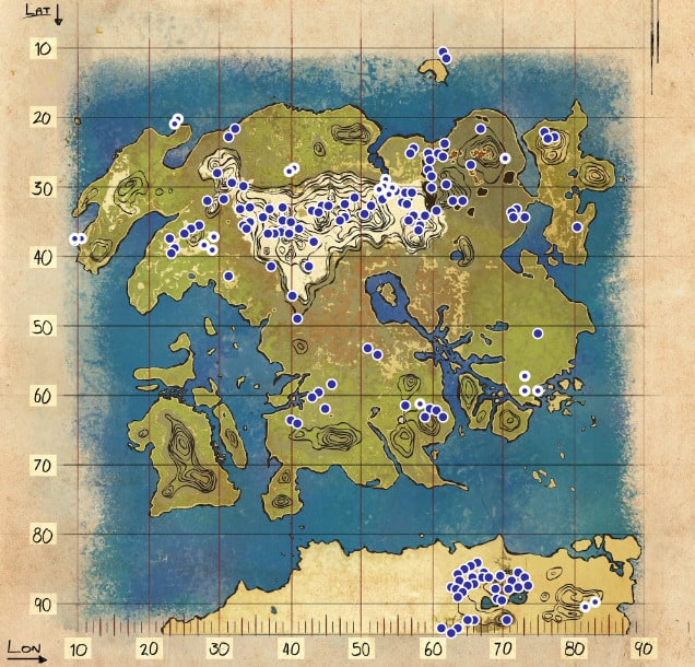 Ark Lost Island Obsidian Locations