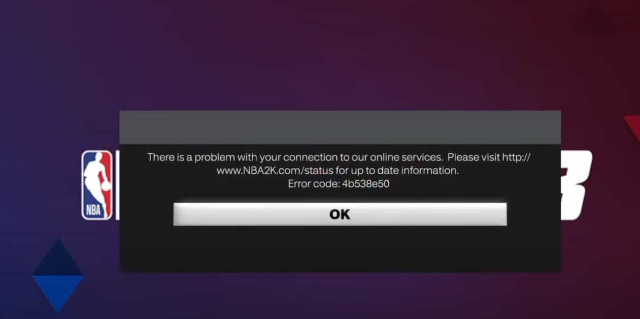 NBA 2K23 でエラー コード 4B538E50 を修正することは可能ですか Gamingdeputy Japan