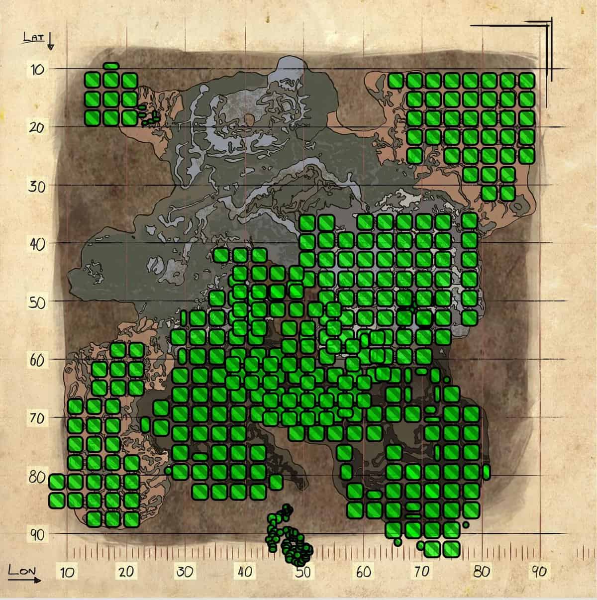 Ark Aberration Creature Spawn Map