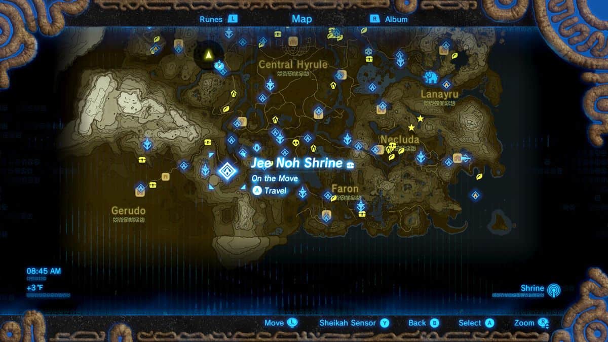 Zelda Breath Of The Wild Przewodnik Jee Noh Shrine Gamingdeputy Poland