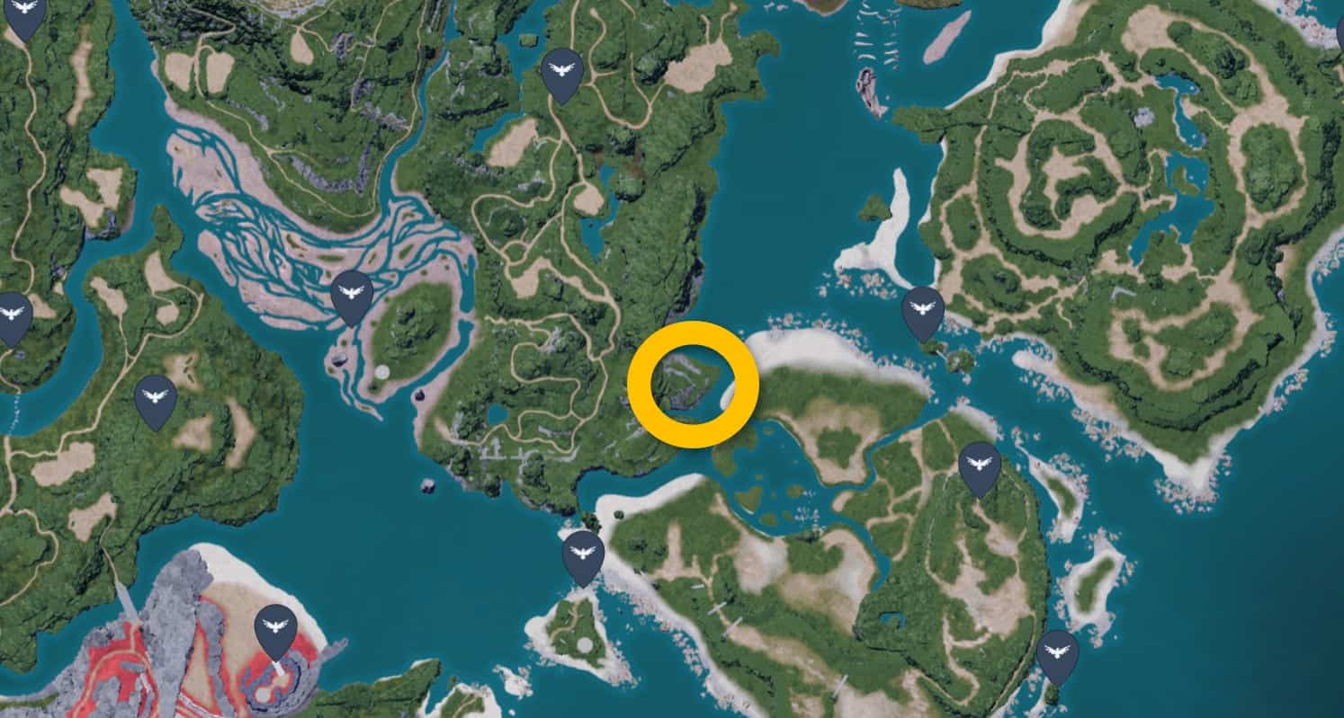 Palworld Meilleurs emplacements de base Gamingdeputy France