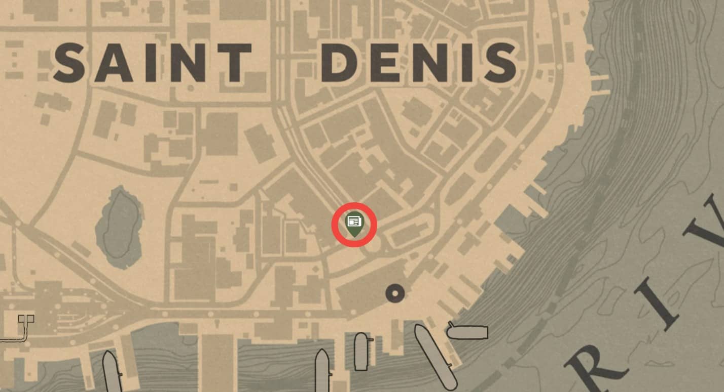 Guide de localisation des vendeurs de journaux Red Dead Redemption 2