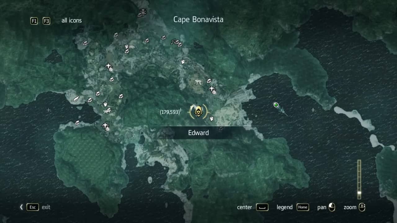 Assassin’s Creed 4 Black Flag Buried Treasure Locations and Maps