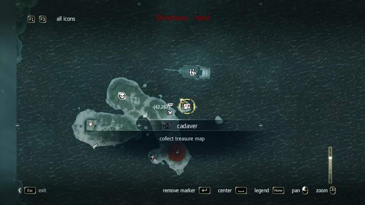 Assassin’s Creed 4 Black Flag Buried Treasure Locations and Maps