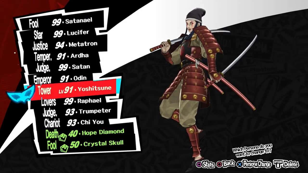 Persona 5 Yoshitsune Fusion Guide