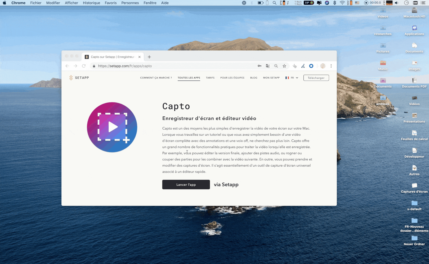 Faire la copie d`écran ou de la fenêtre active
