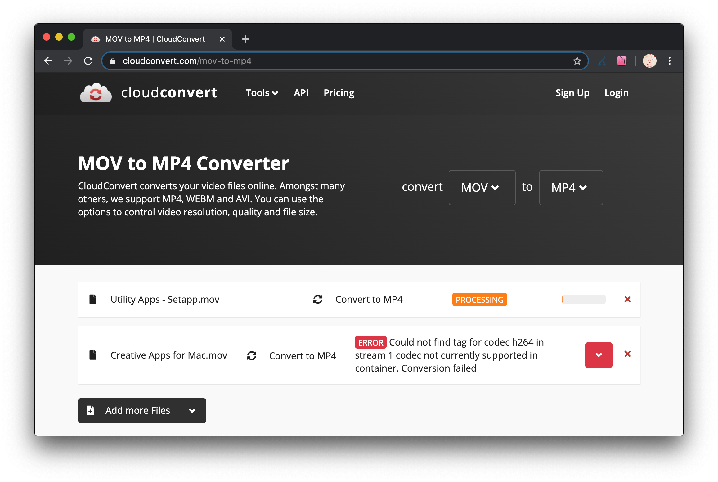 How to convert MOV to MP4