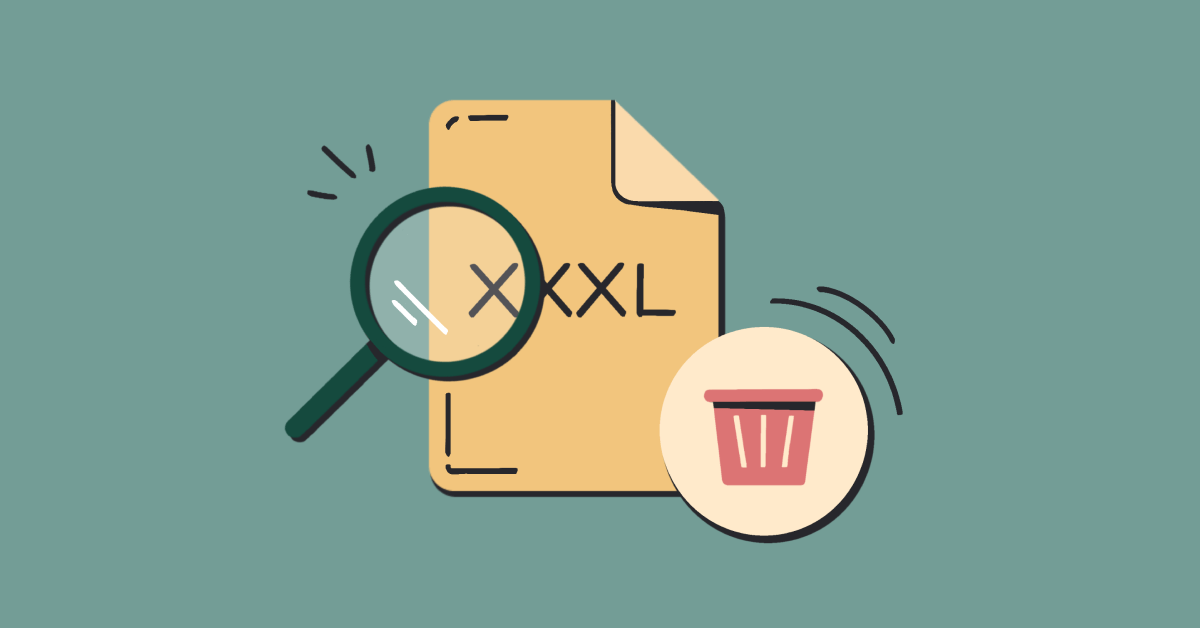 How to find large files on Mac and remove them