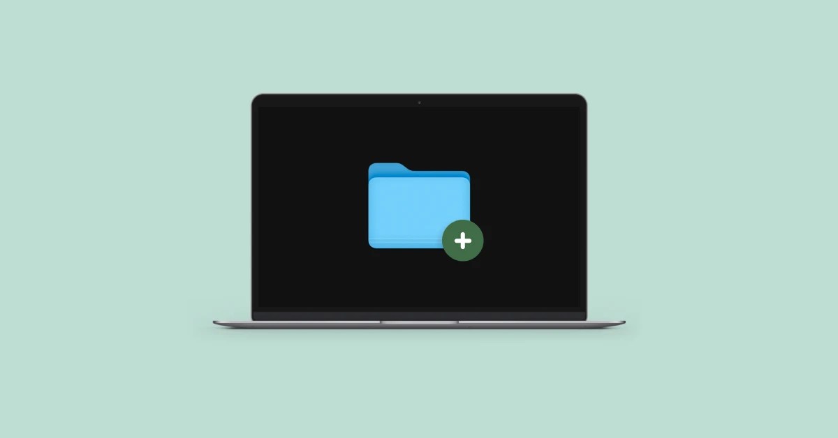 How to create a new folder on Mac