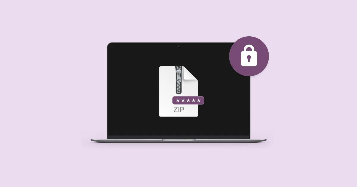 How to password protect a zip file