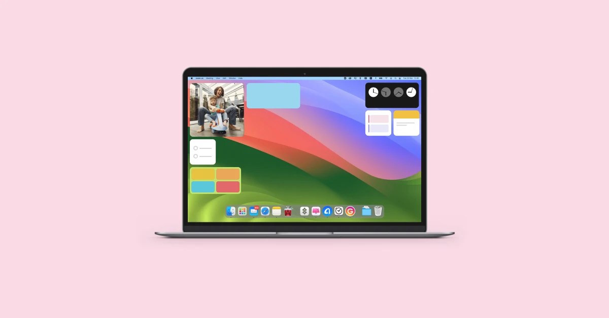 How to use widgets on Mac
