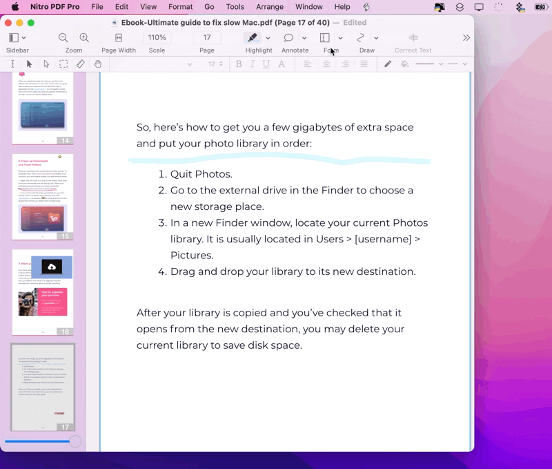 Change the unchangeable PDFs with Nitro PDF Pro