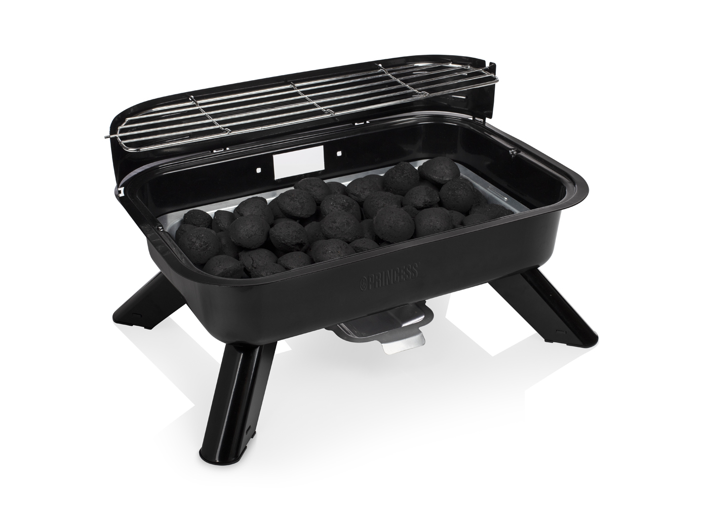 HYBRID Grills Elektrogrill & Holzkohlegrill für Balkon Garten Camping