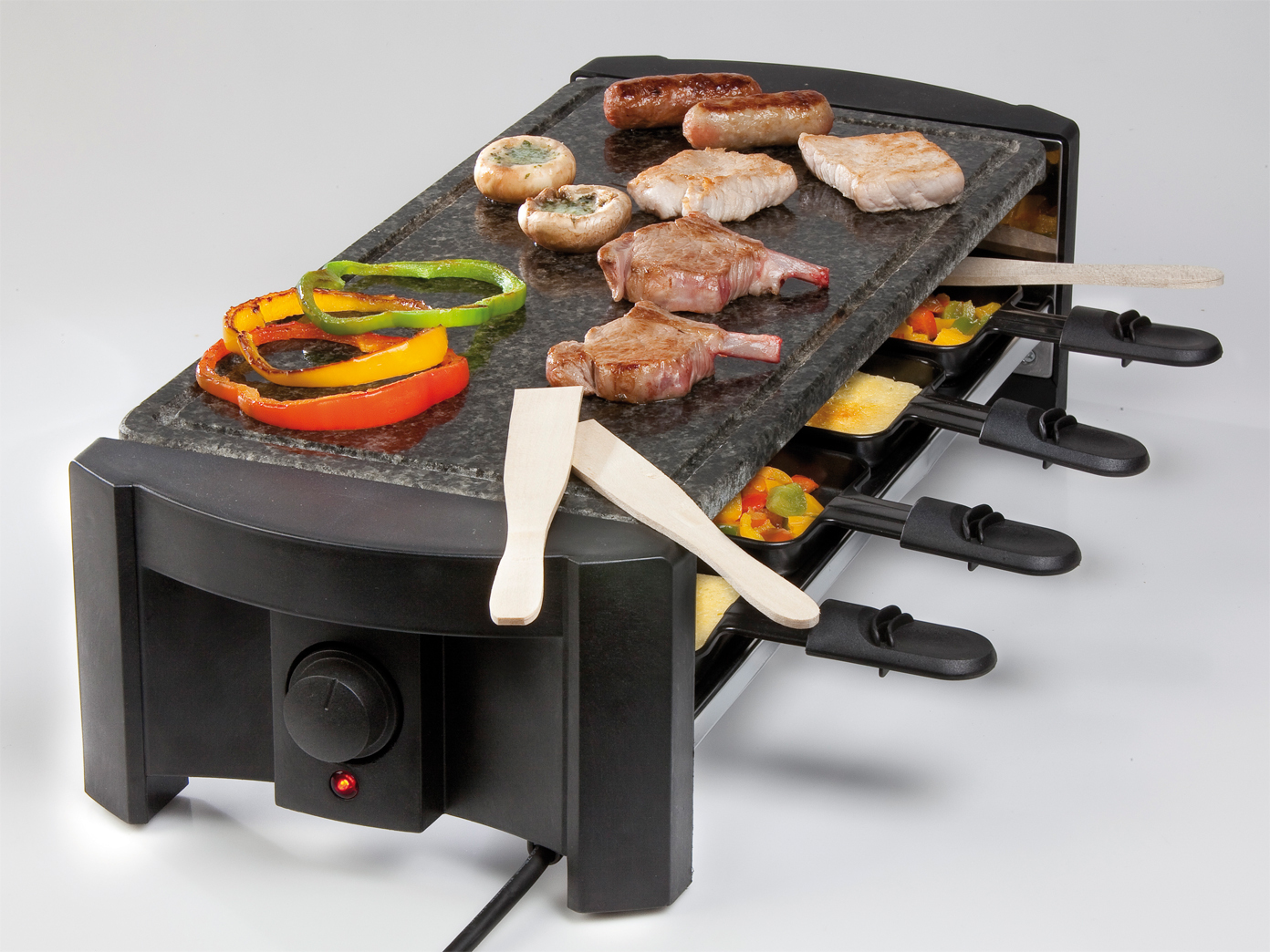 Raclette mit poliertem Naturstein, 8 Personen, Raclette Grill Tischgrill eBay
